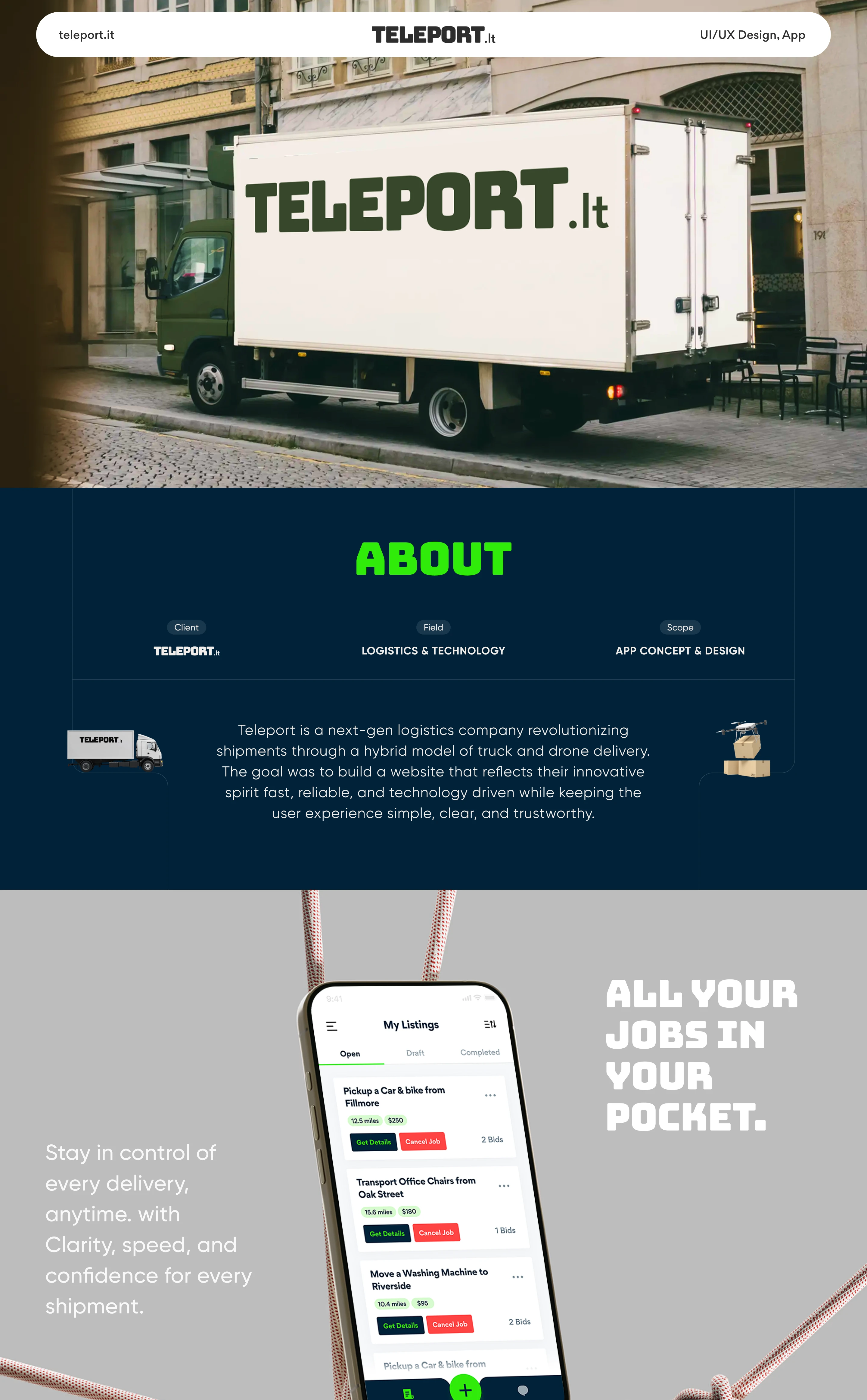 Teleport.It – Logistics