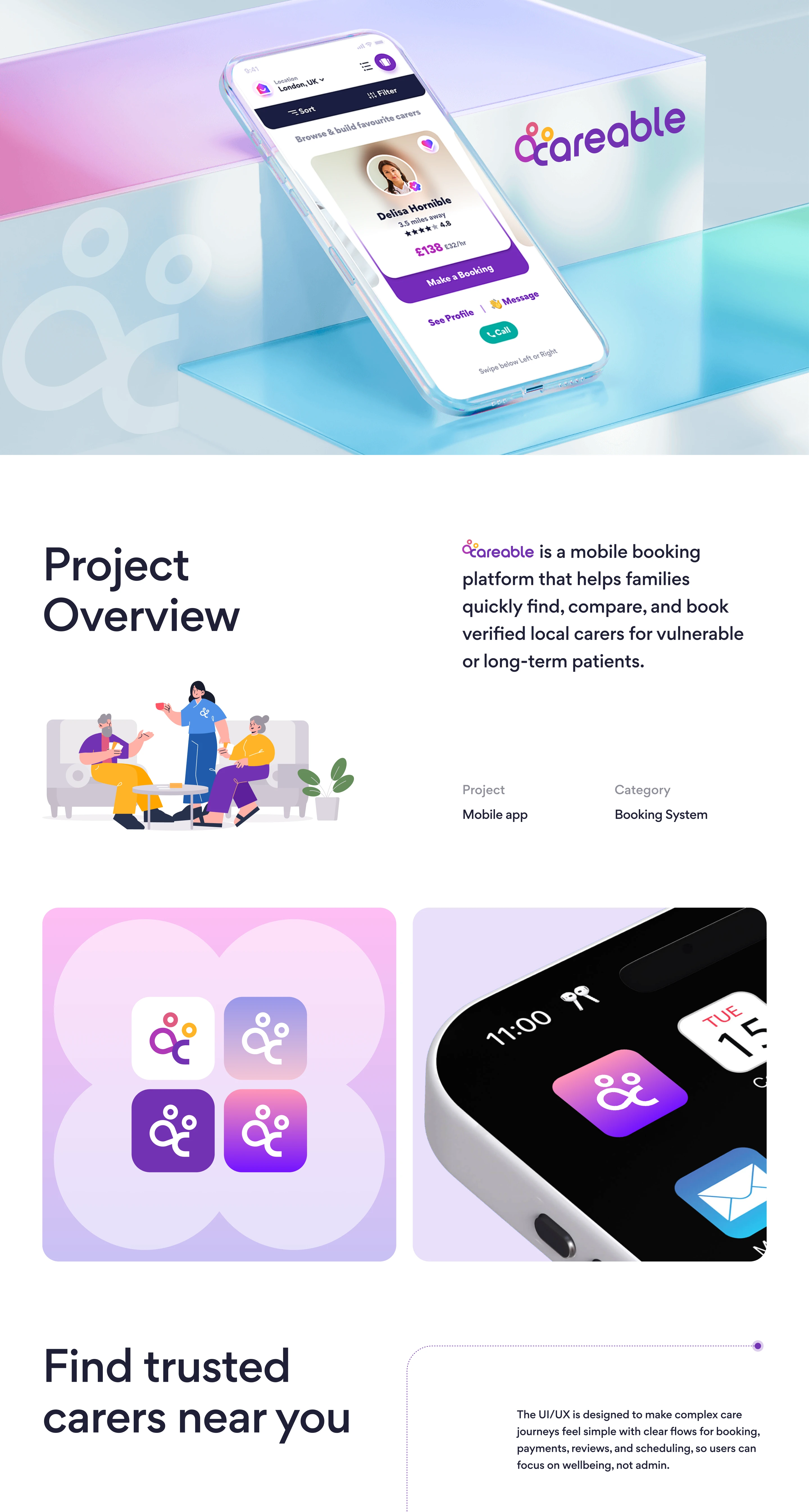 Careable App – Booking System