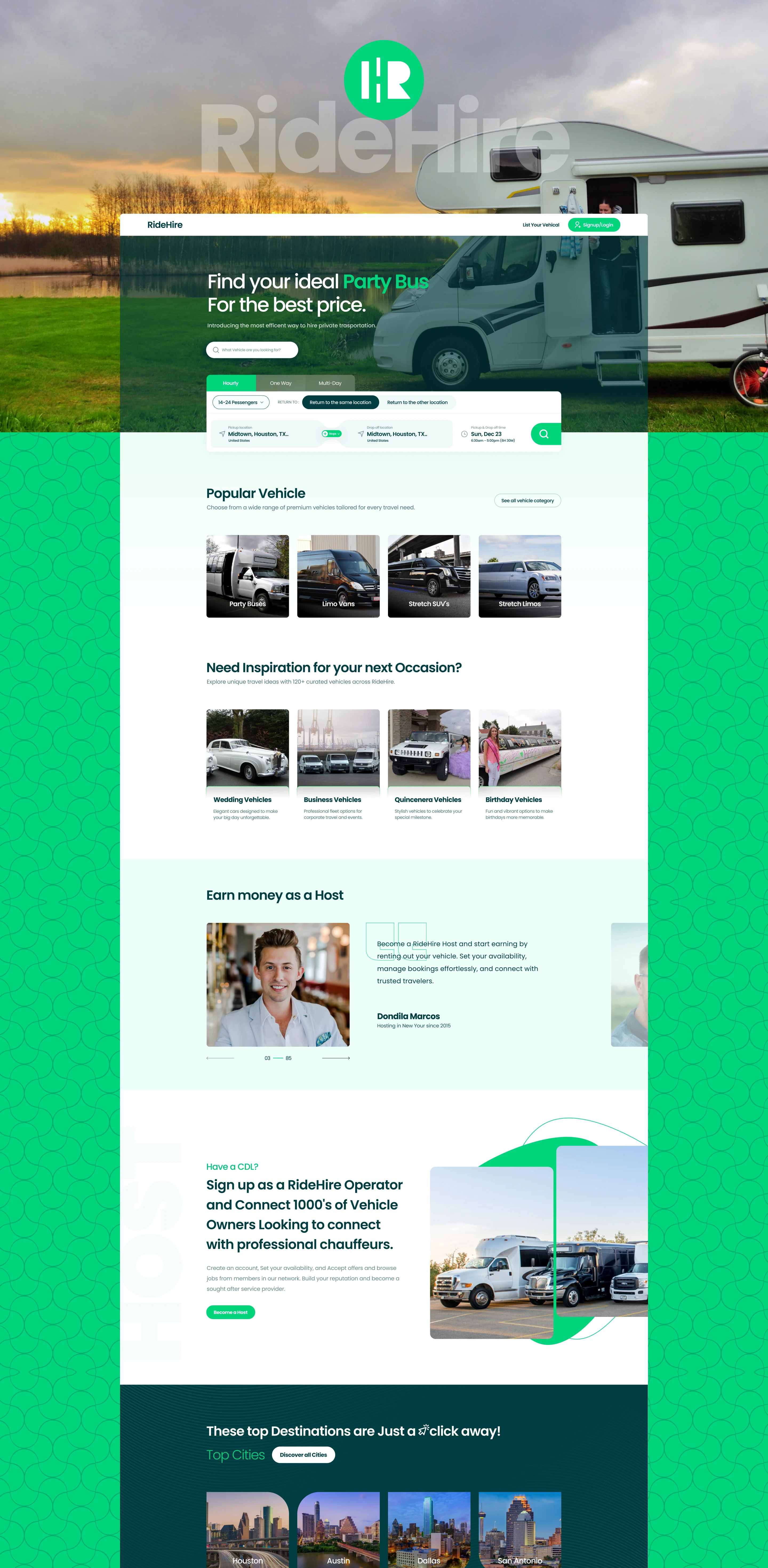 RideHire – Booking Platform