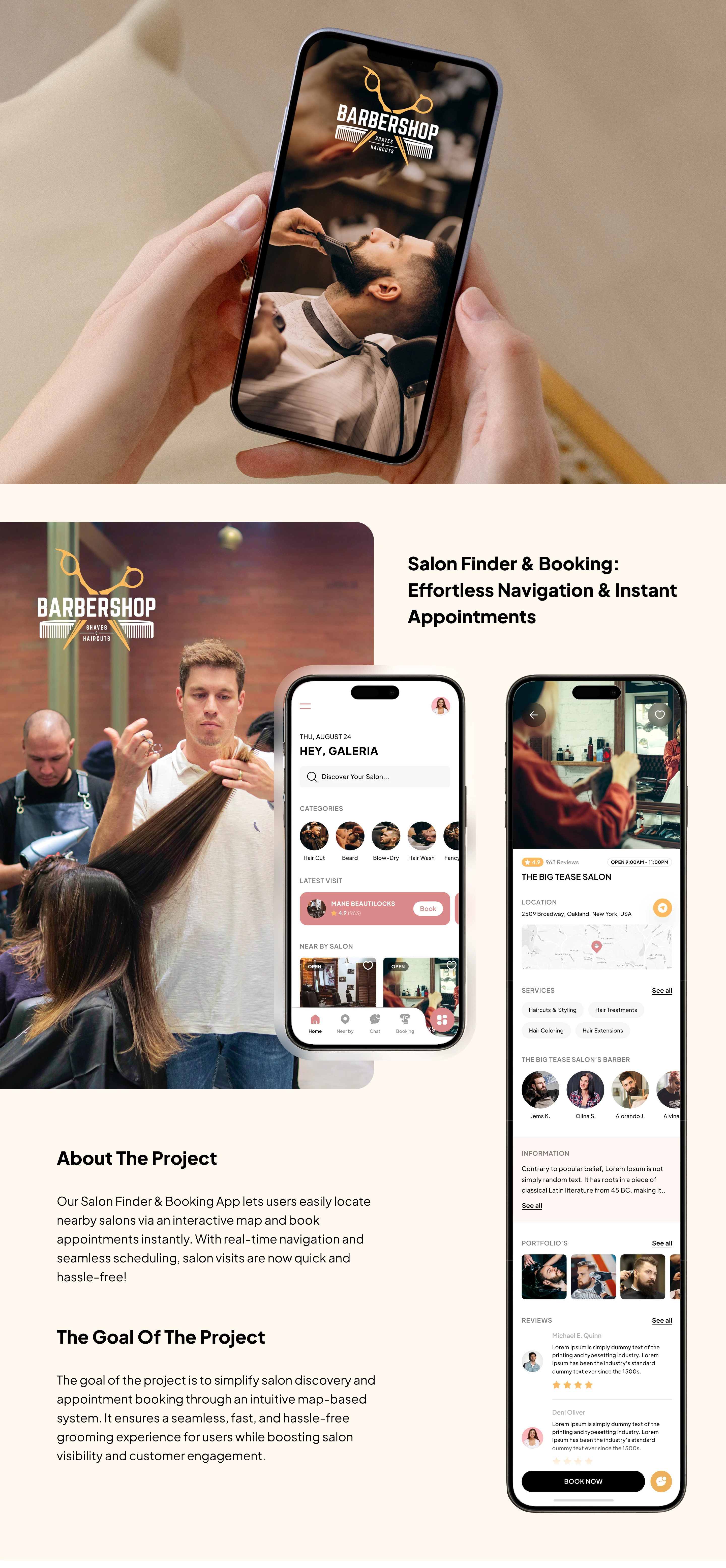 Barbershop – Booking Platform
