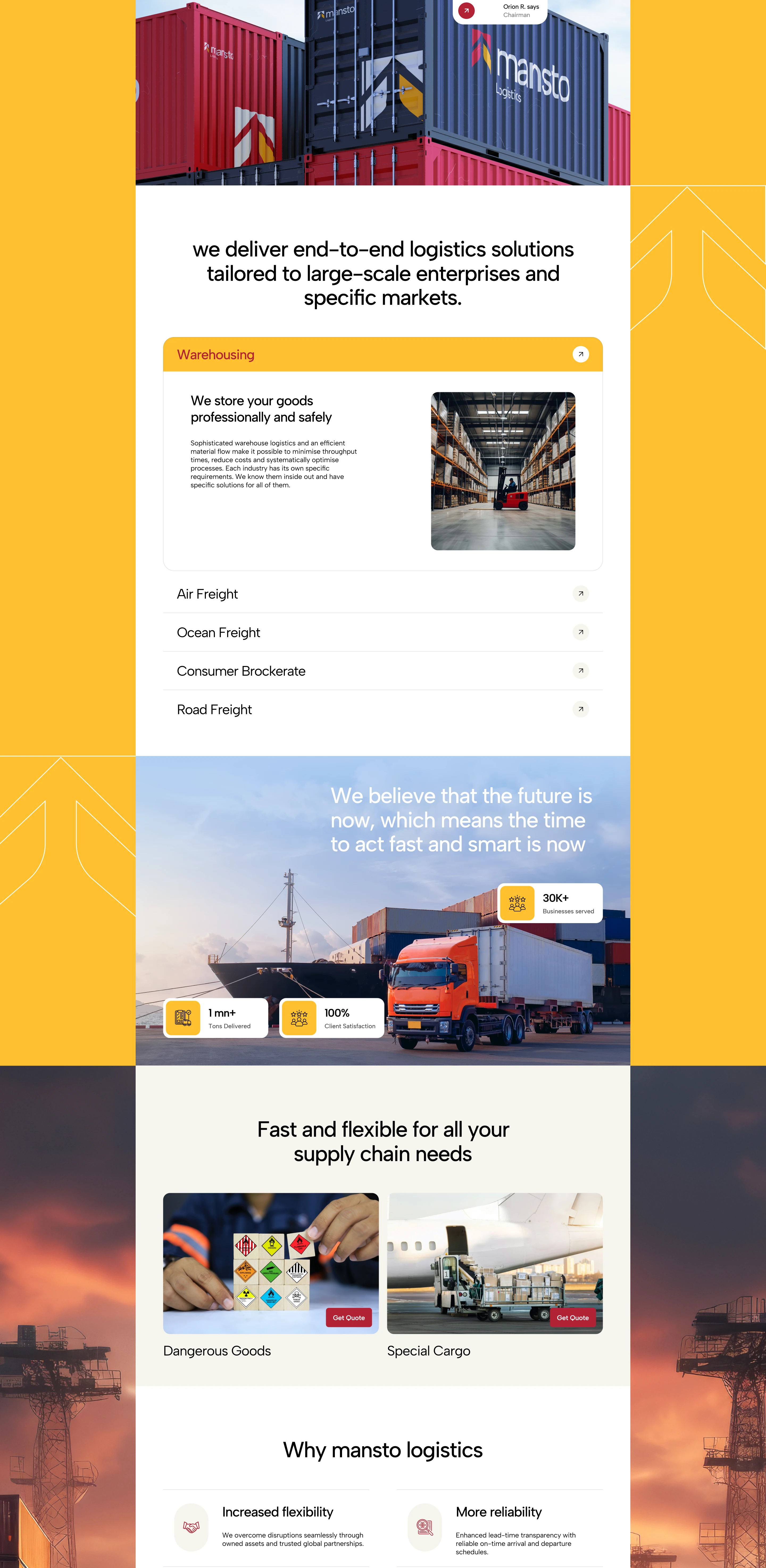 Mansto – Logistics