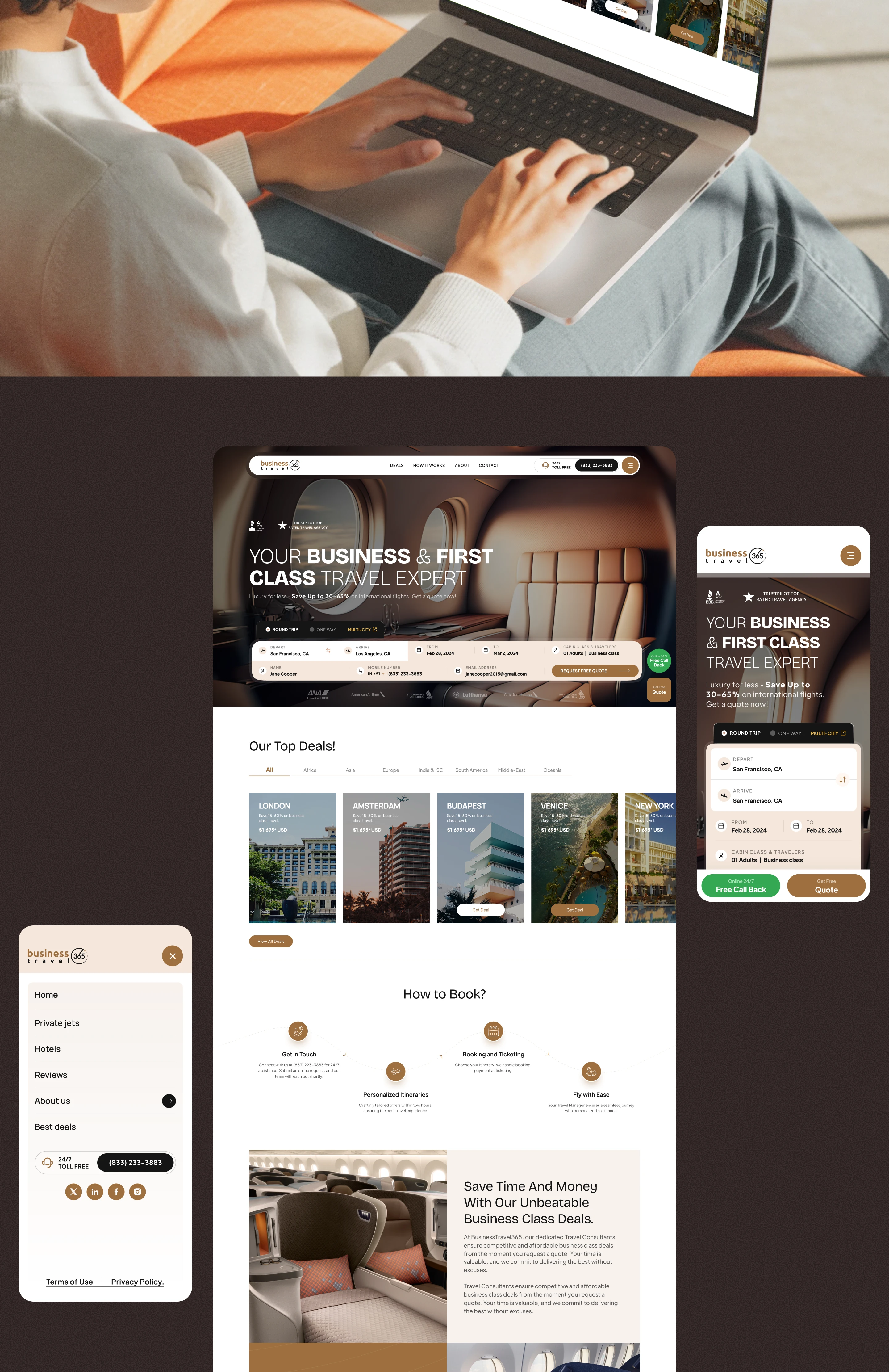 Business Travel 365 – Booking Platform