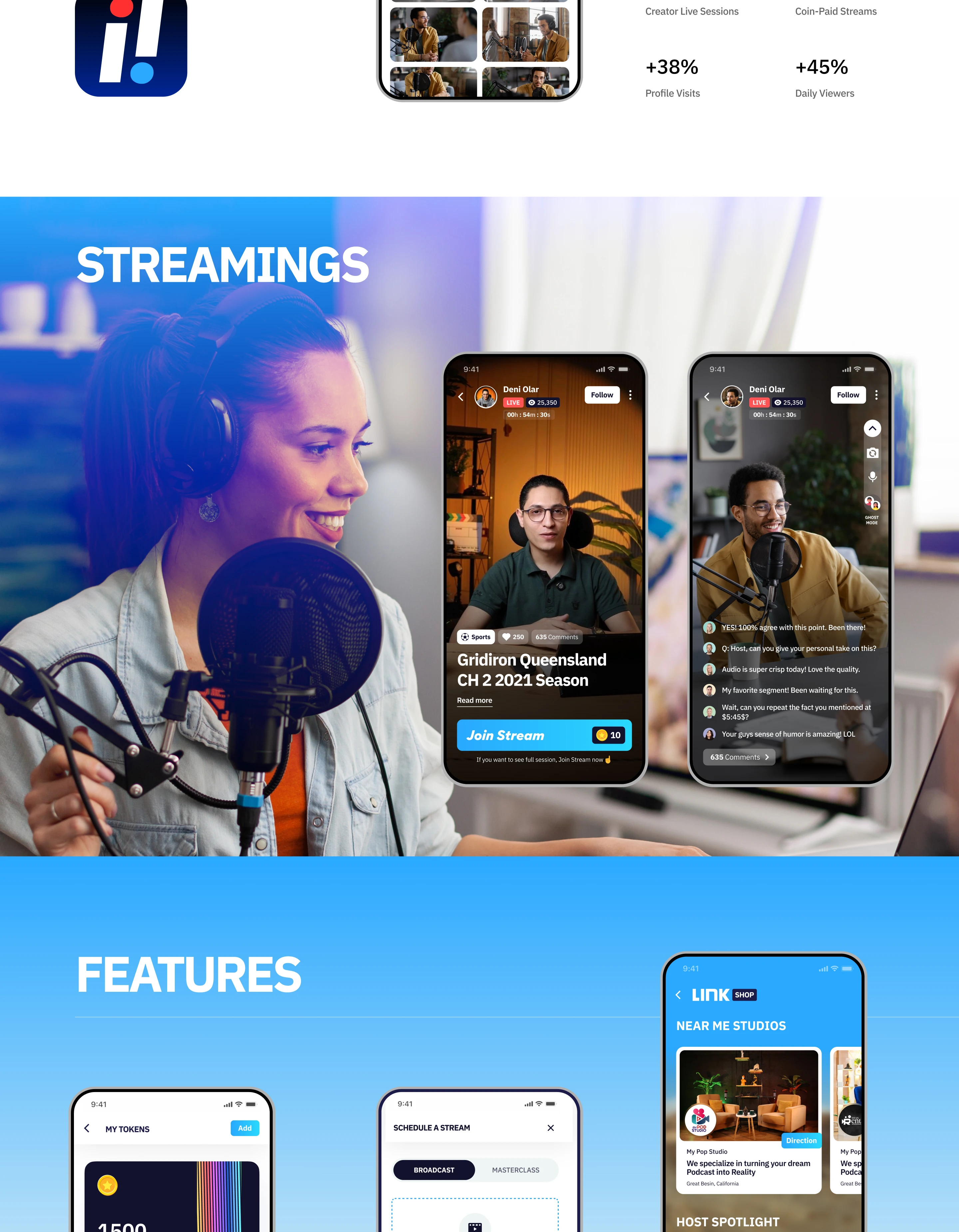 Linkii – Broadcasting