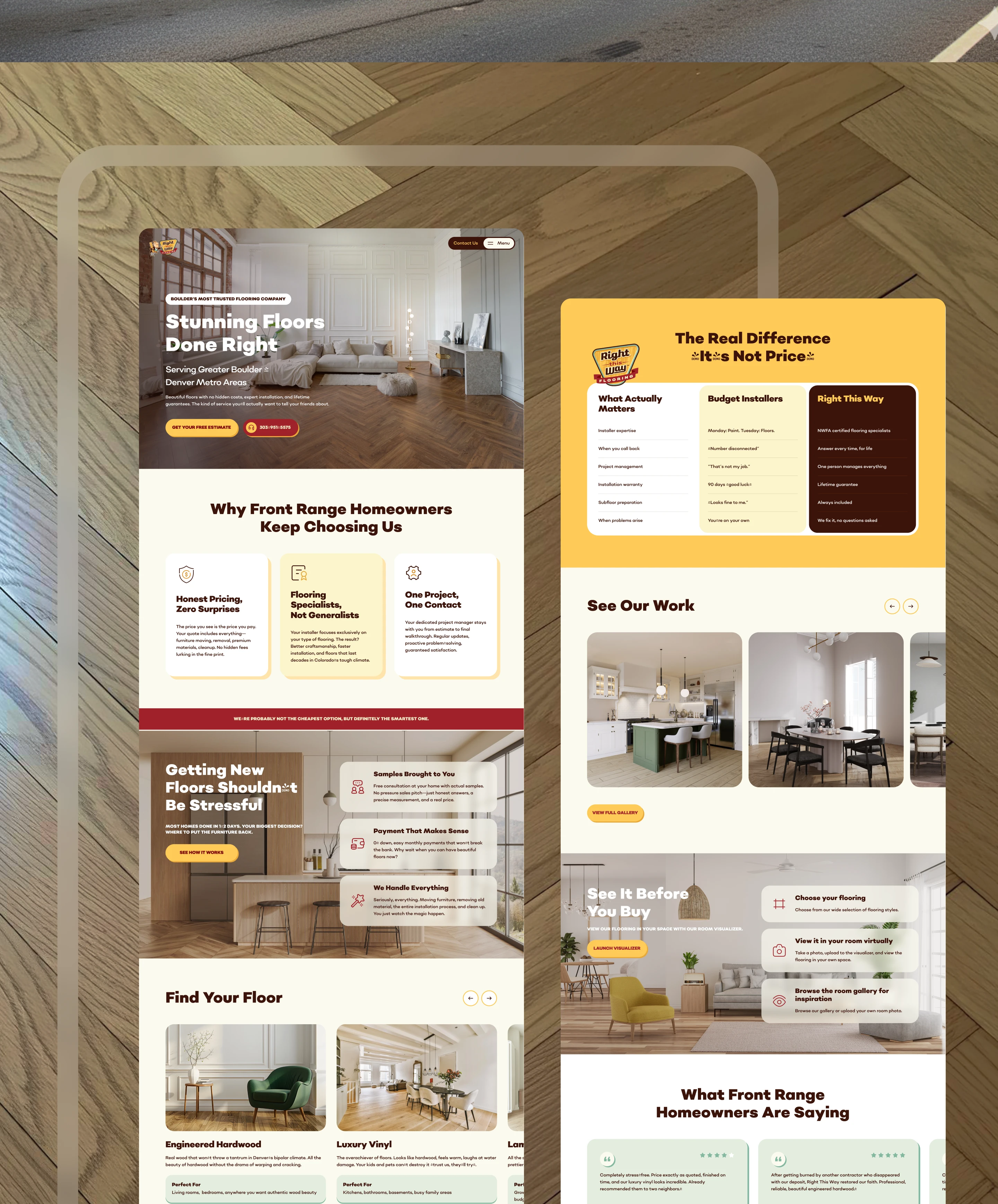 Right this Way – Flooring Service