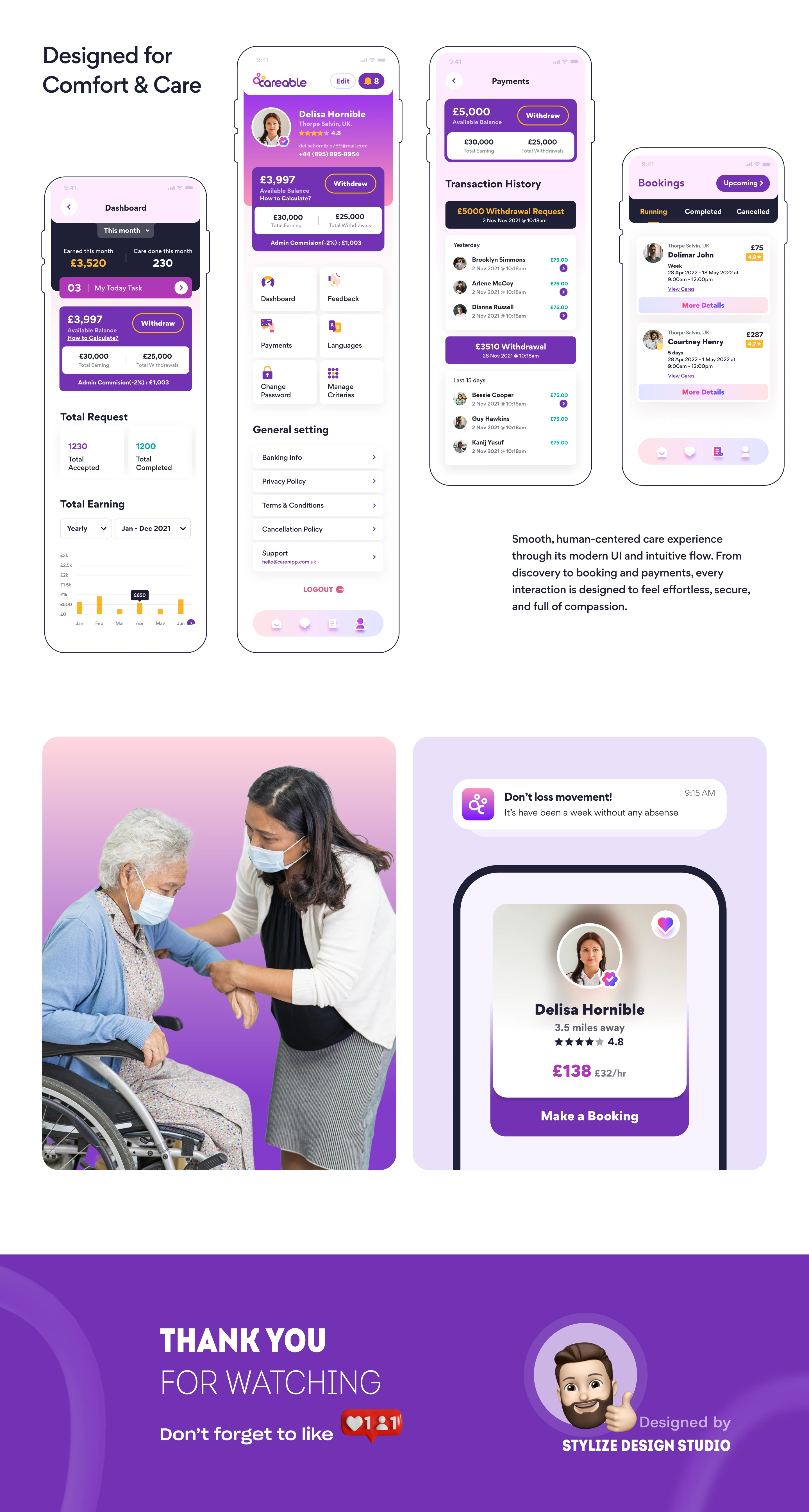 Careable App – Booking System