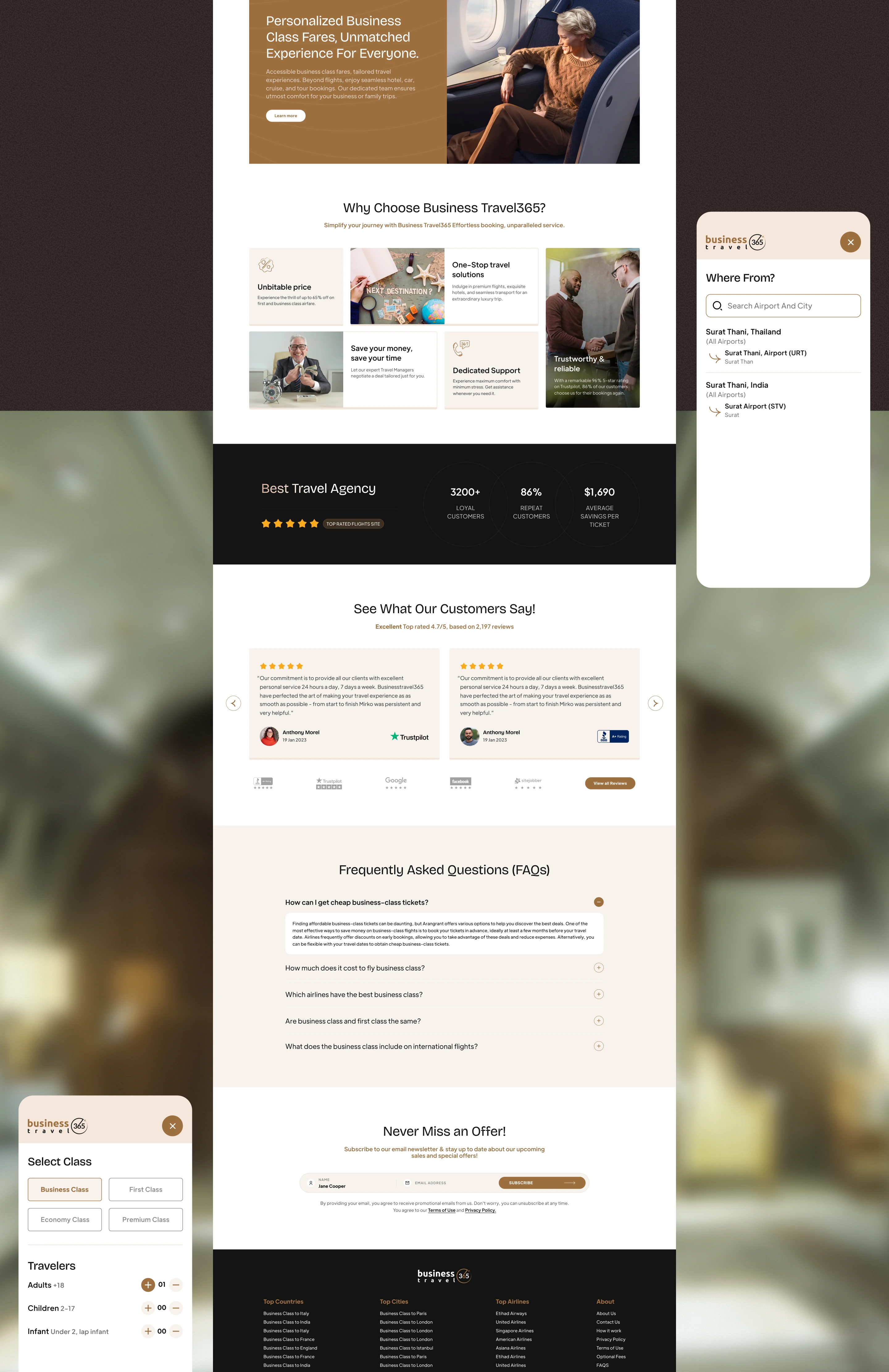 Business Travel 365 – Booking Platform