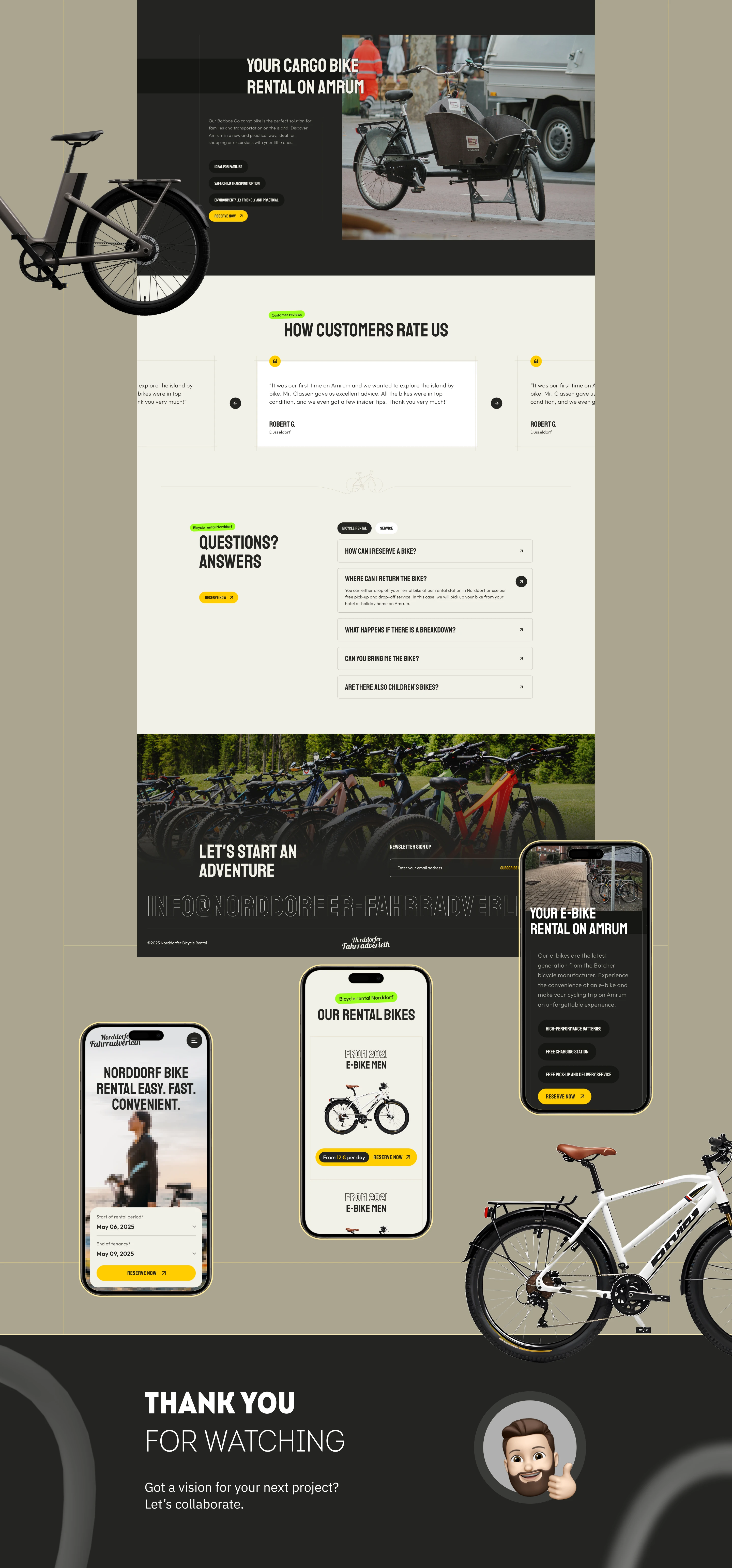 Norddorfer-Fahrradverleih – Ecommerce