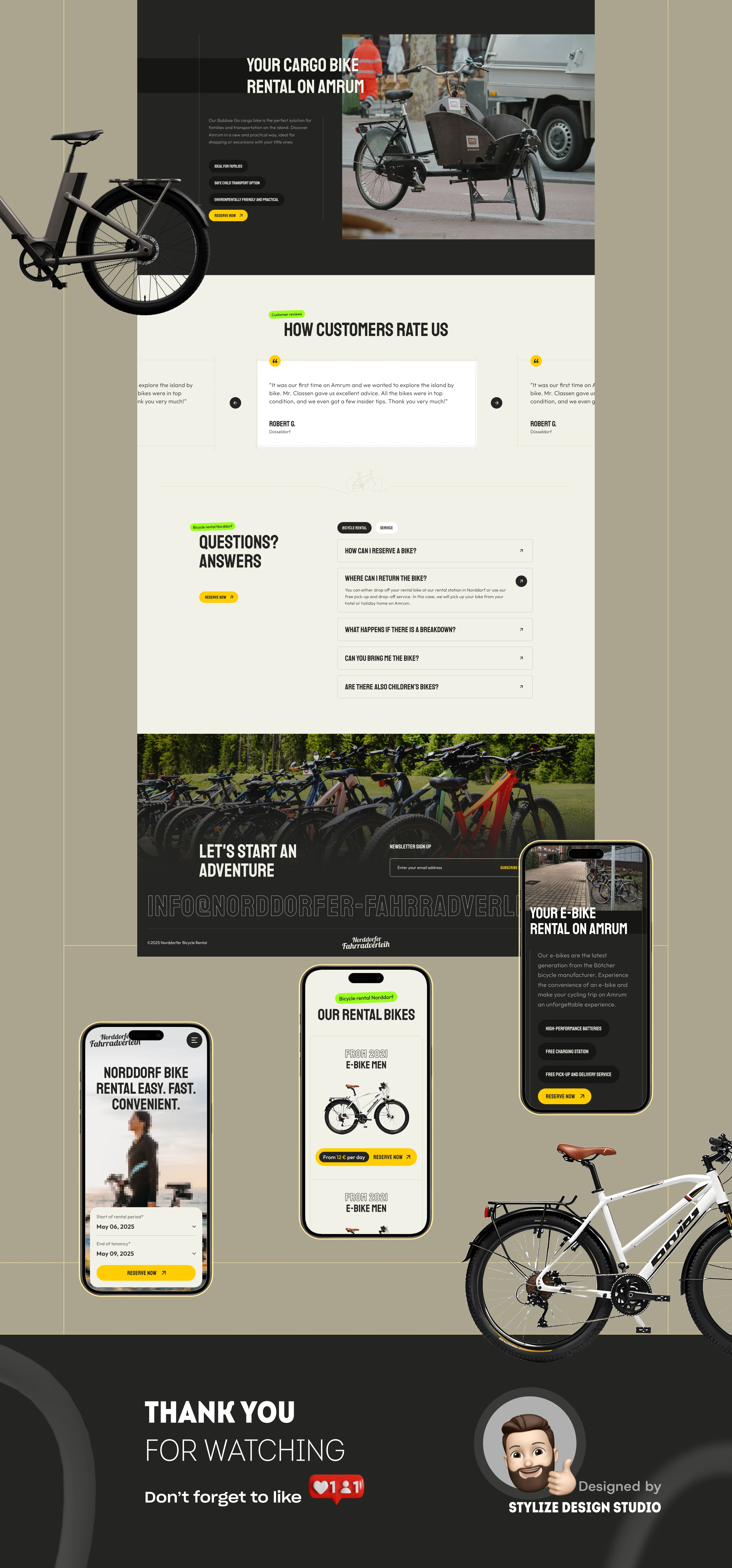Norddorfer-Fahrradverleih – Ecommerce