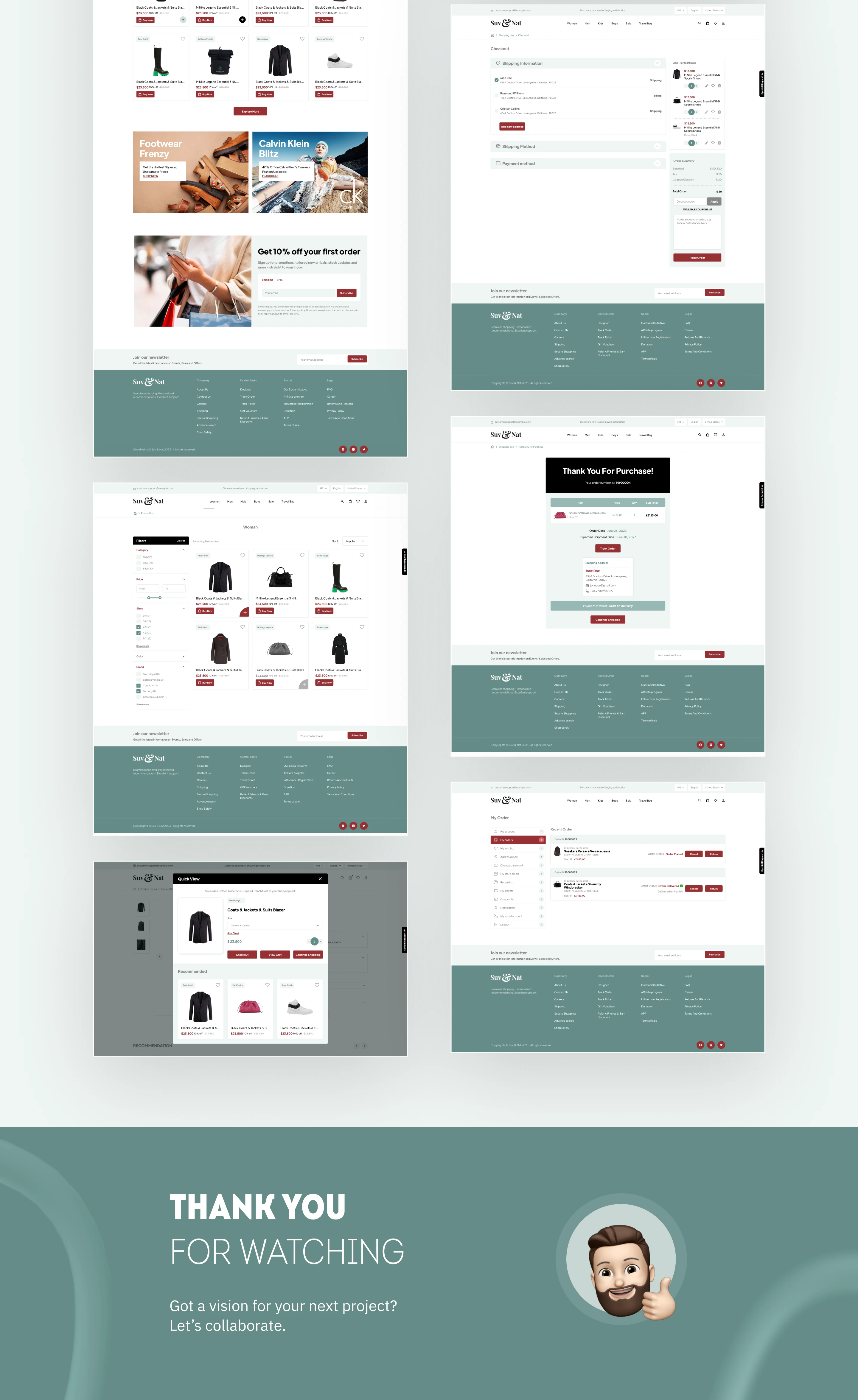 Suv & Nat – Ecommerce