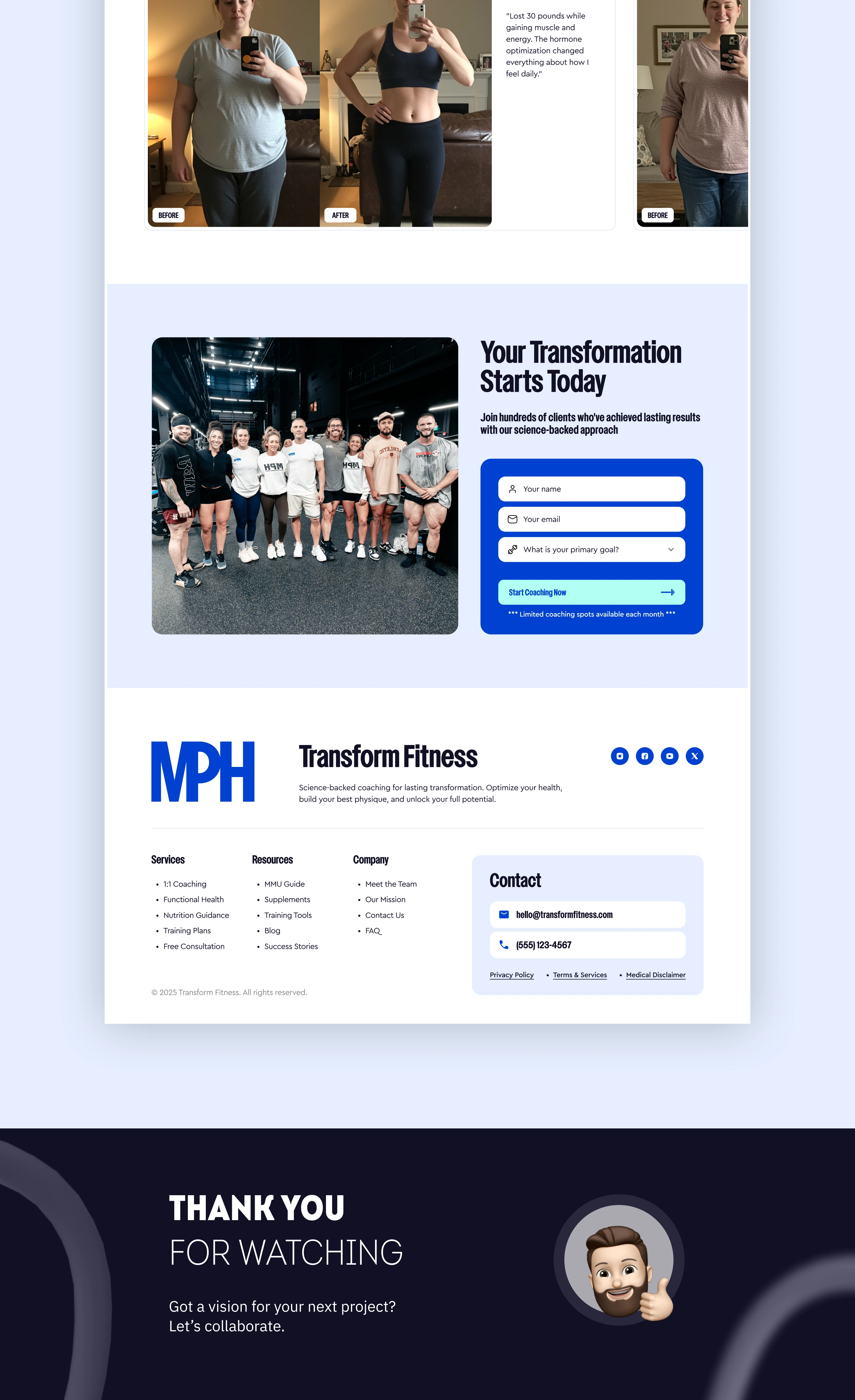 MPH – Fitness Coaching