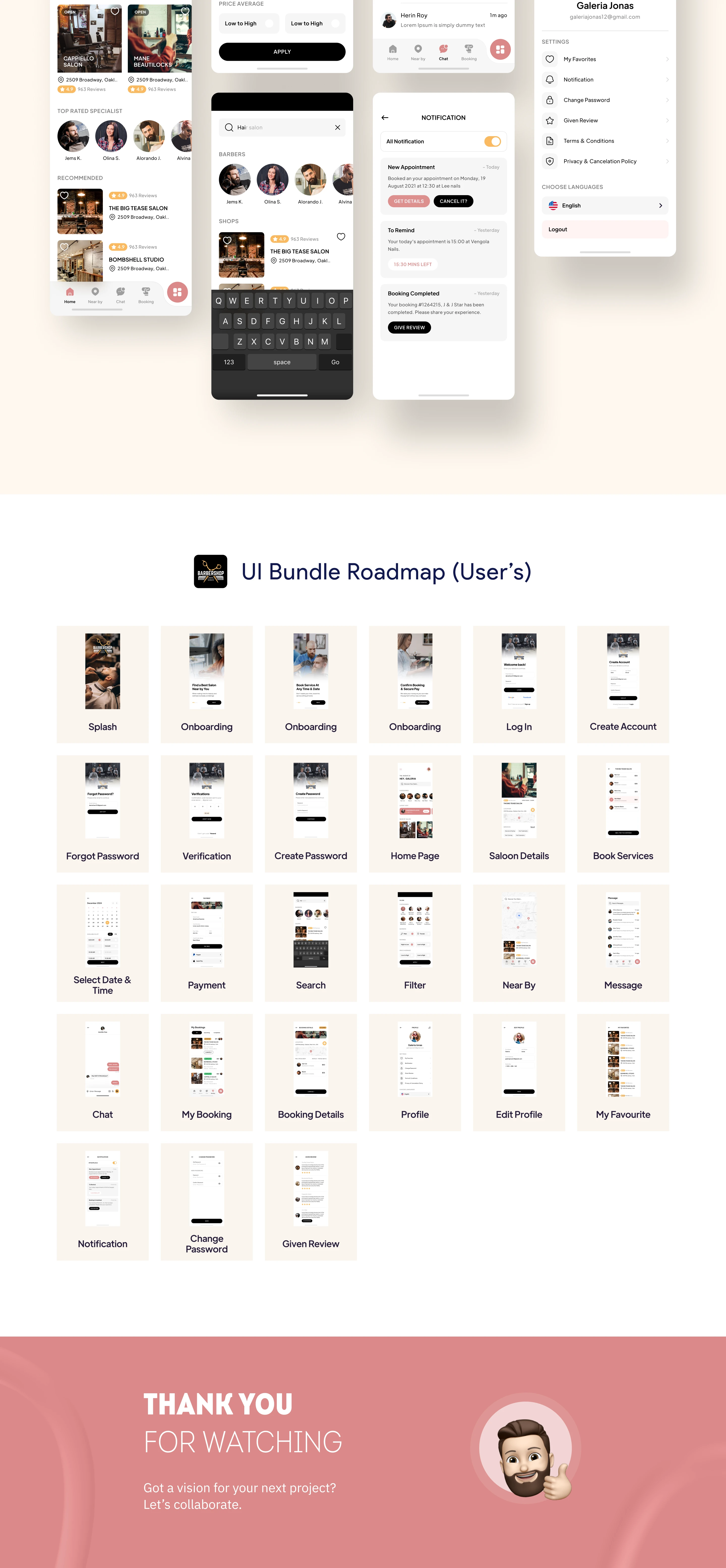 Barbershop – Booking Platform