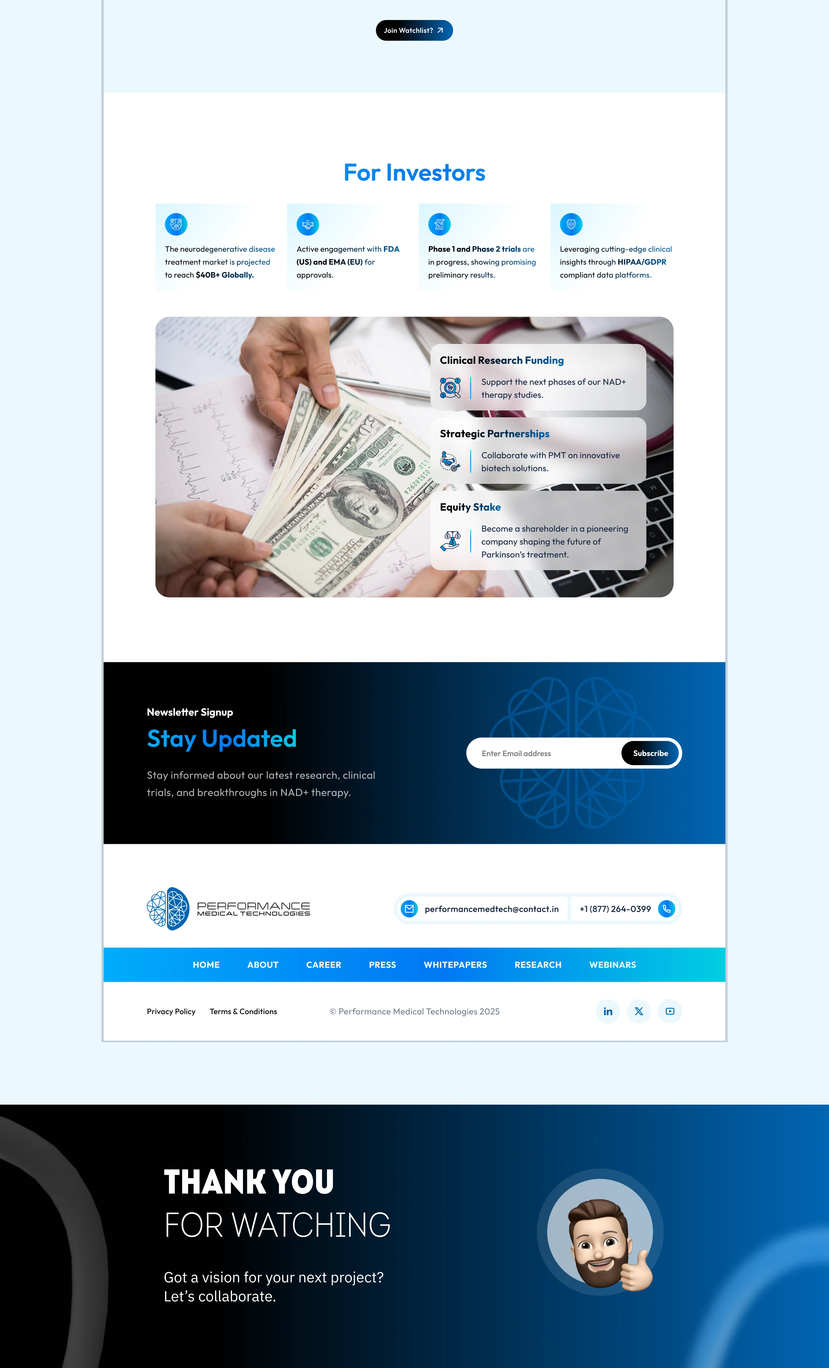 Performance Medical Technologies – Business