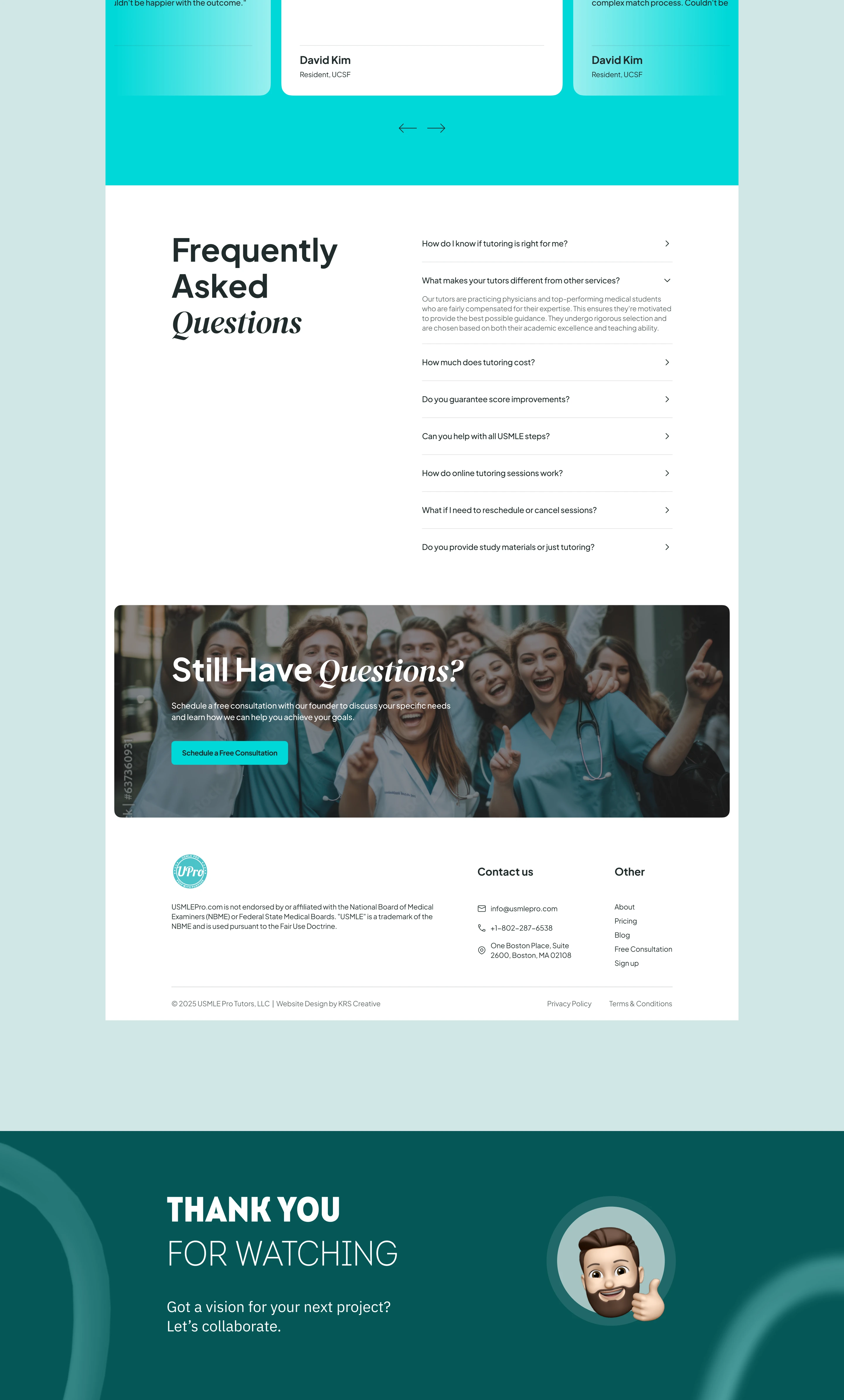 USMLE Tutoring – Education