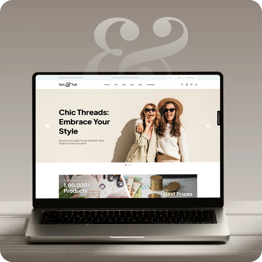 Suv & Nat – Ecommerce