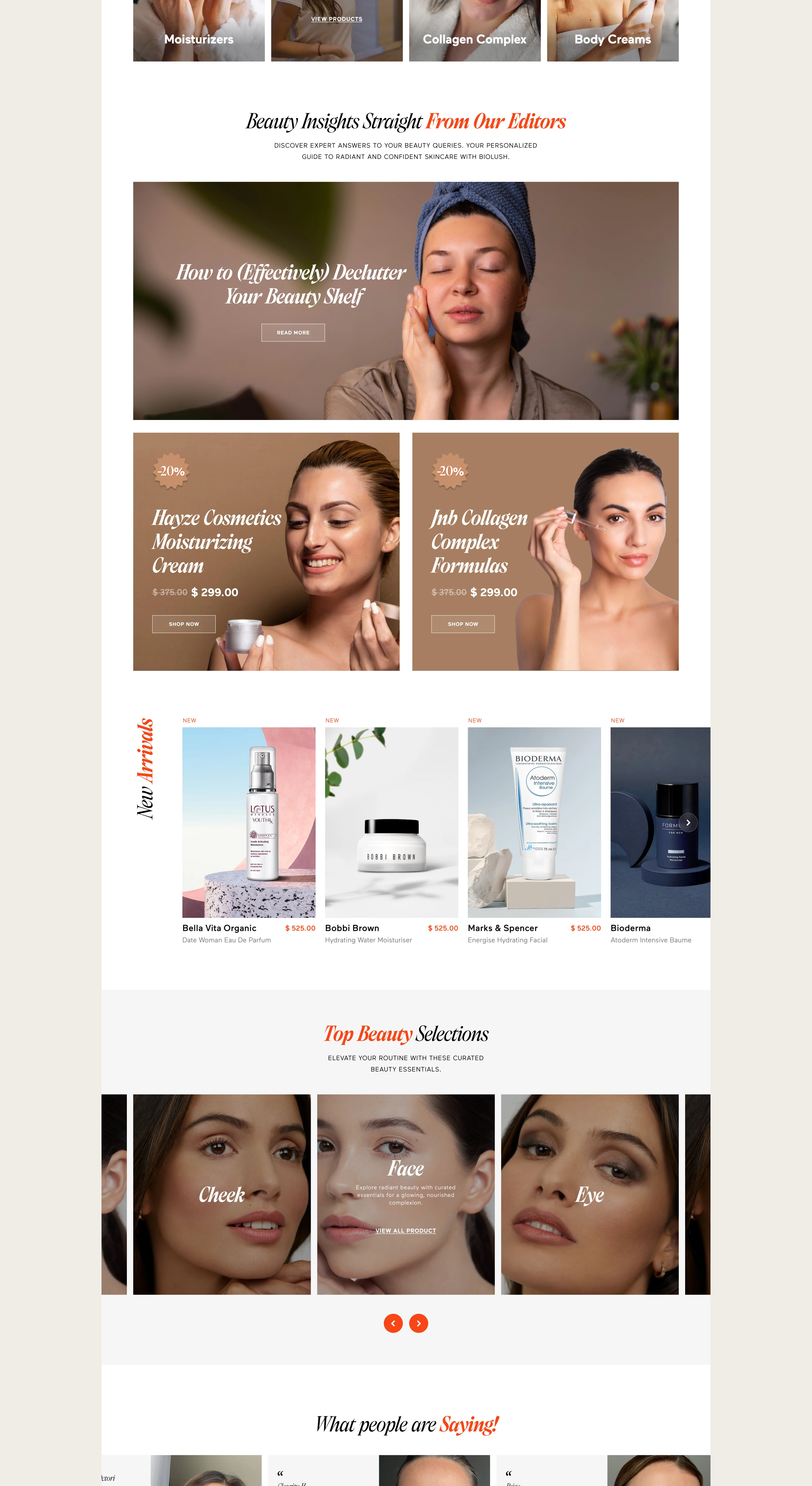 BioLush – Ecommerce