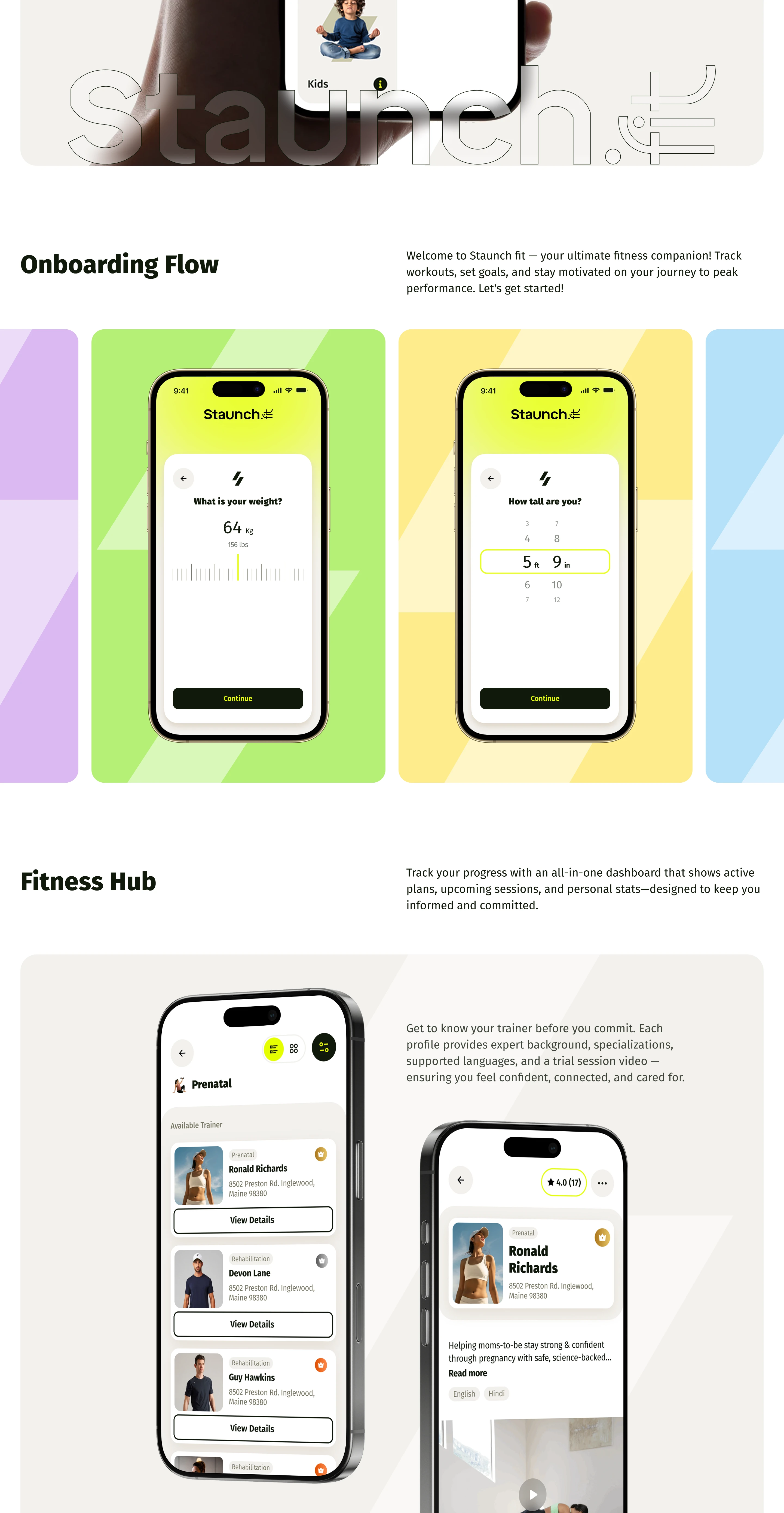 Staunch App -Fitness & Health