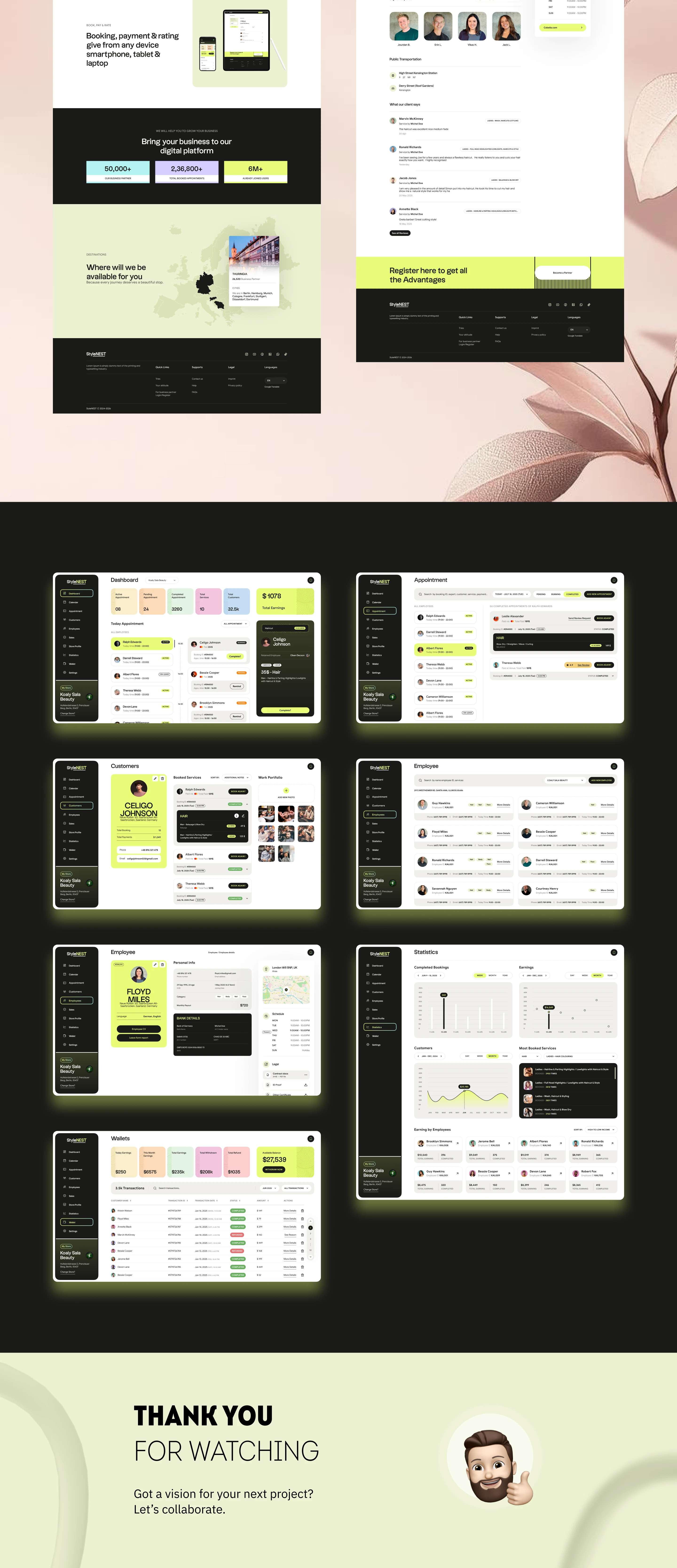 StyleNEST – Booking System