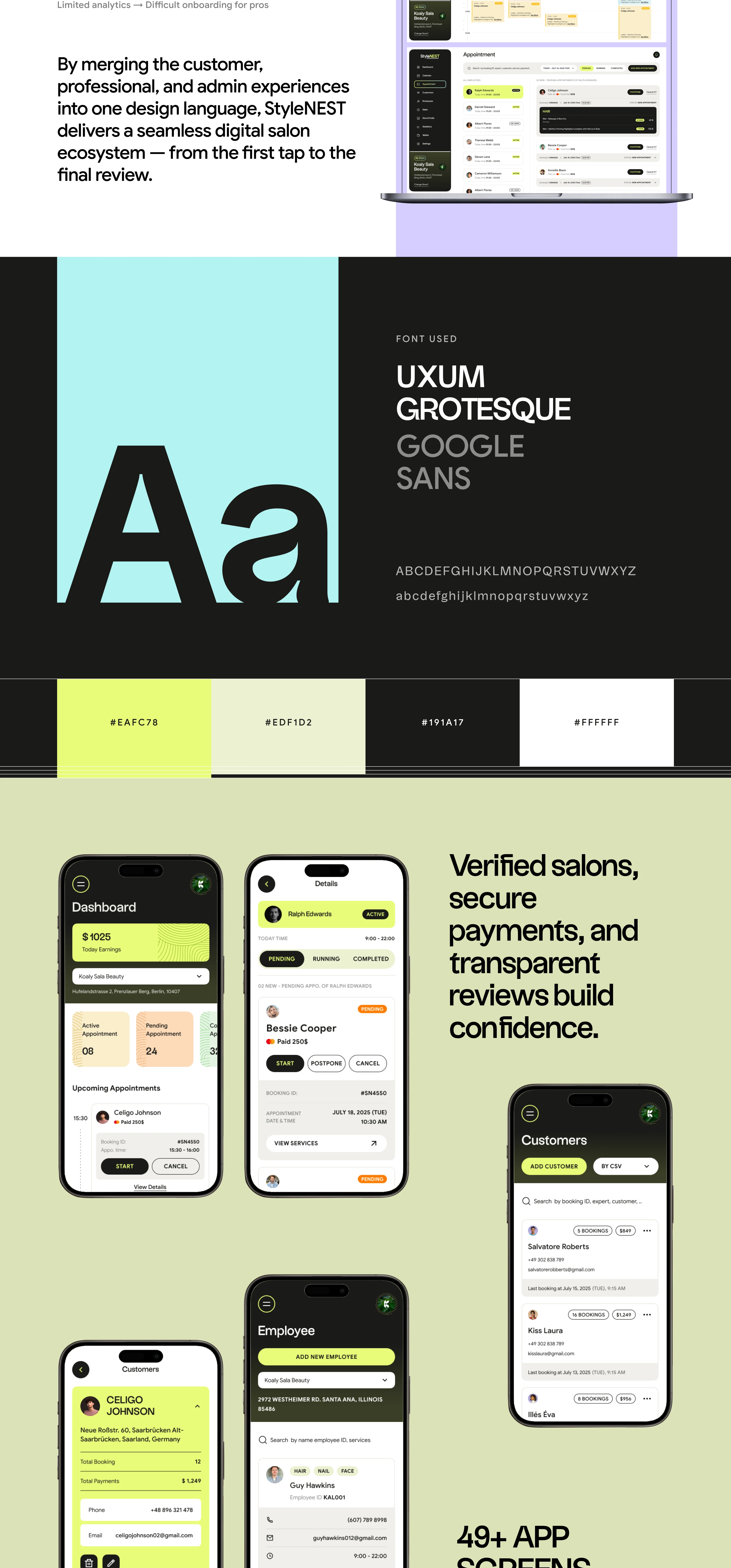 StyleNEST – Booking System