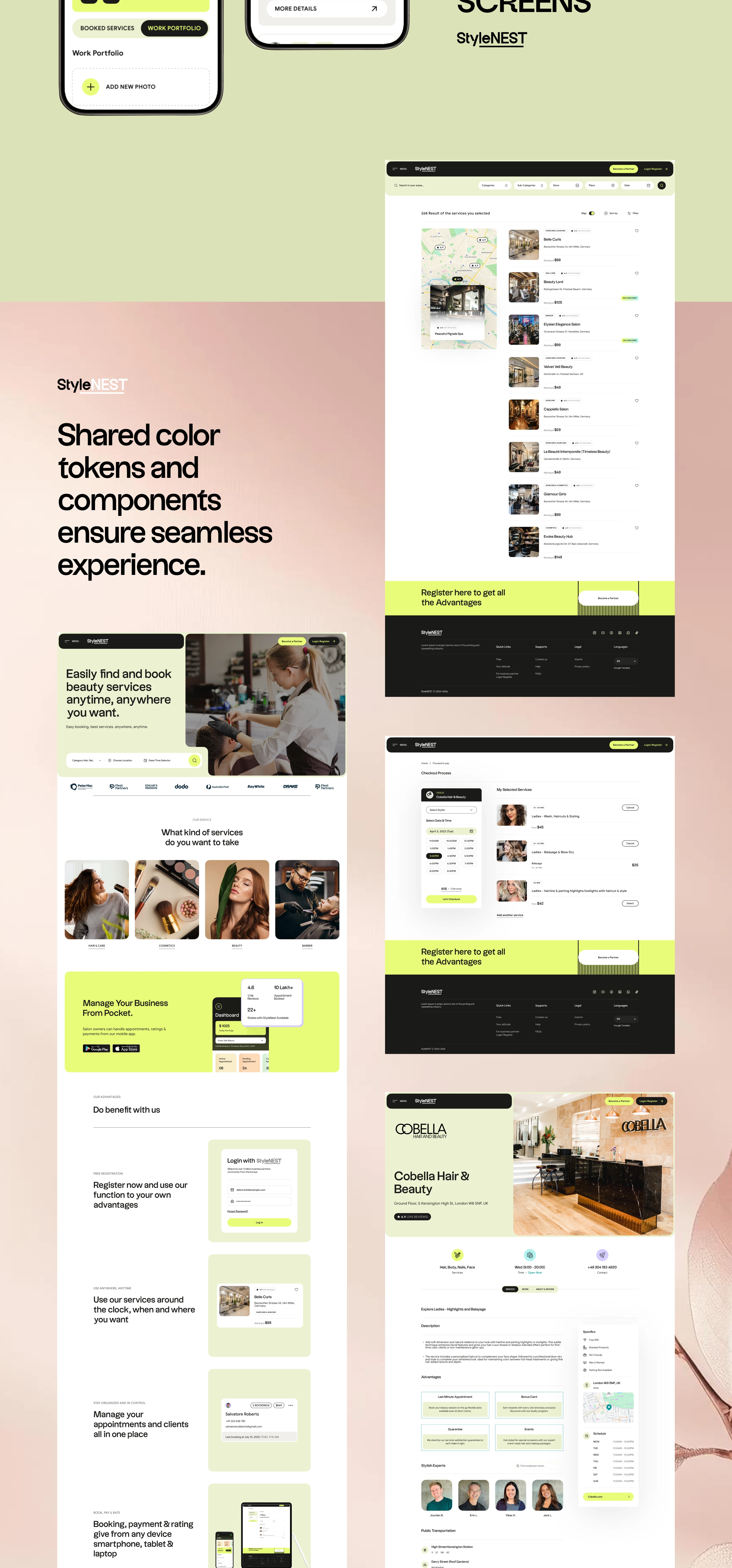 StyleNEST – Booking System