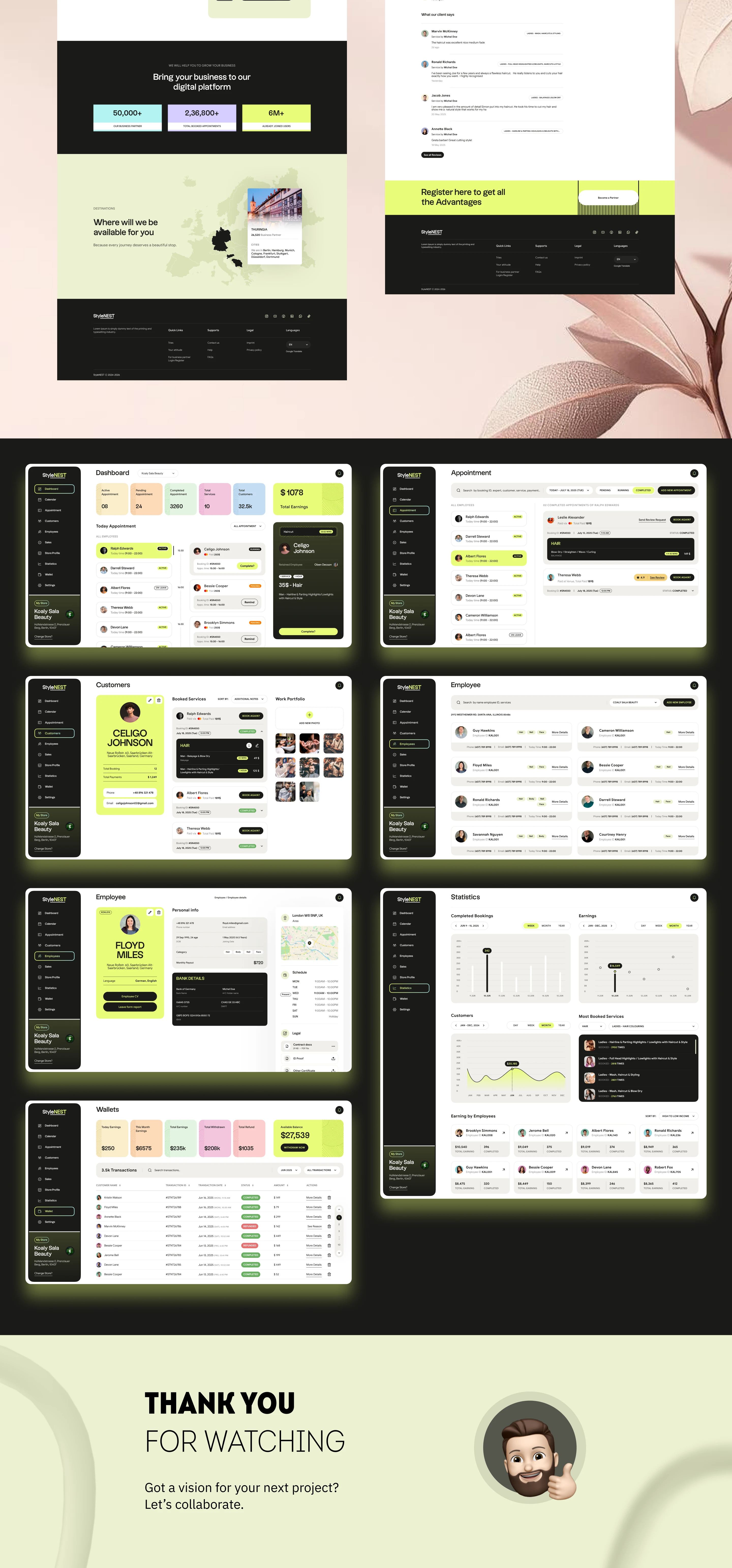 StyleNEST – Booking System